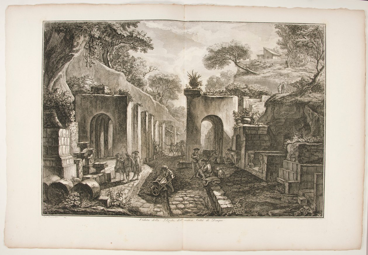 缆车入口景观 作者 弗朗切斯科·皮拉内西（Francesco Piranesi）
