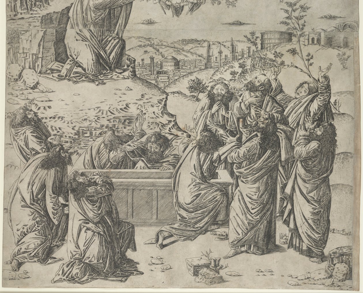 圣母升天c。 1495。 作者 弗朗切斯科·罗塞利（Francesco Rosselli）