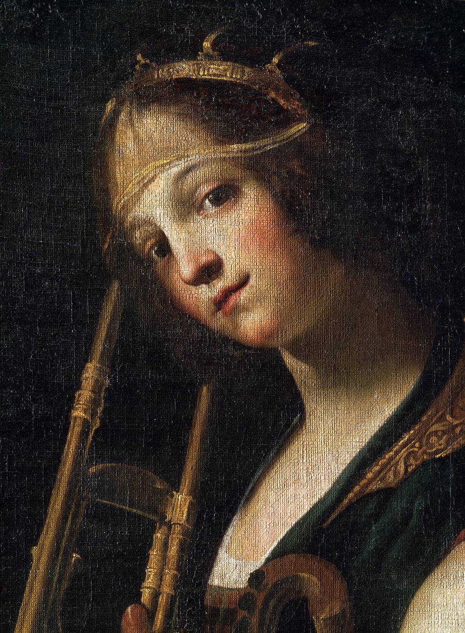 音乐会（细节）（音乐会）。弗朗切斯科-鲁斯蒂奇（Francesco Rustici，约 1575-1626 年）的画作。布面油画 作者 弗朗切斯科·鲁斯蒂奇（Francesco Rustici）