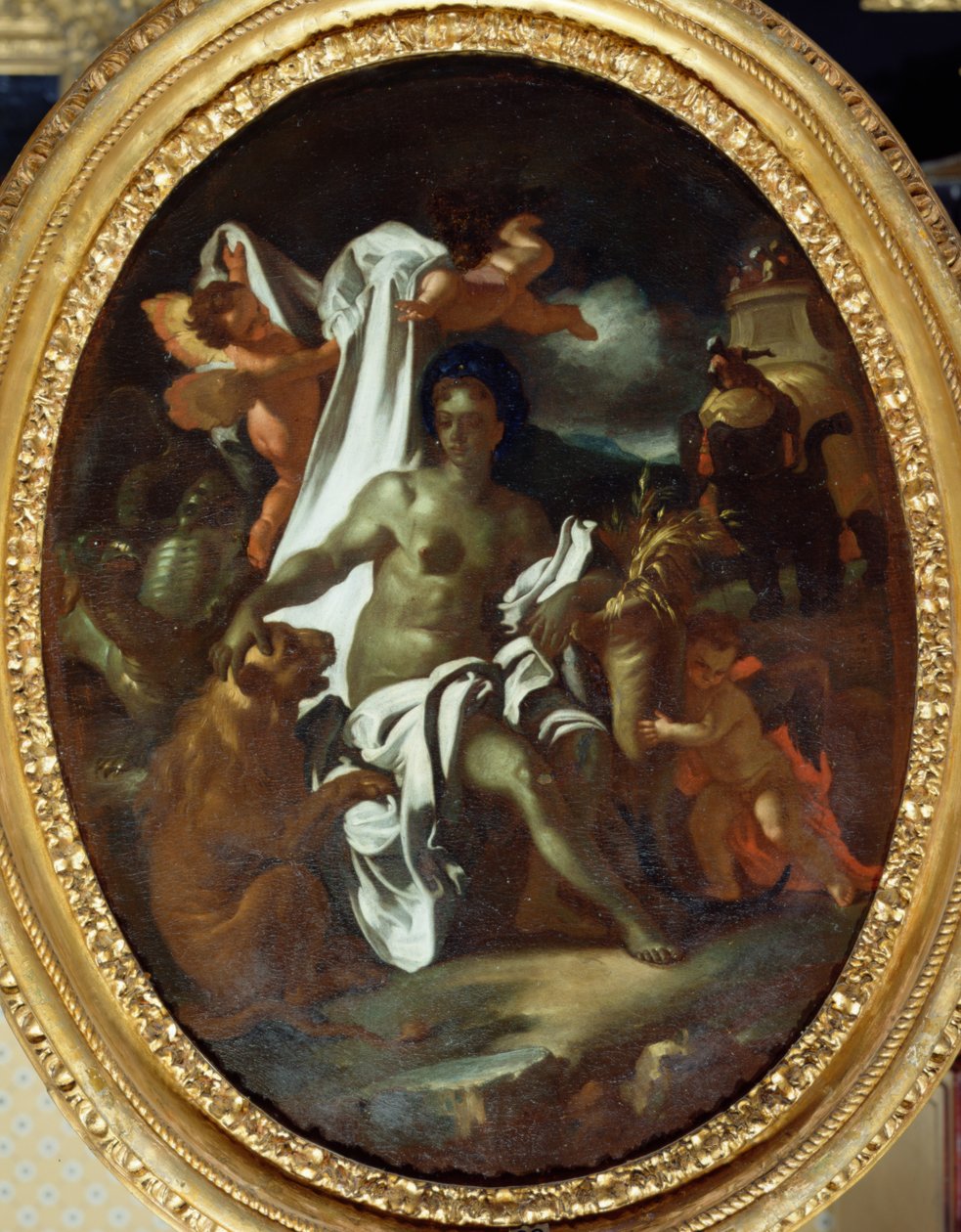 非洲的寓言（布面油画） 作者 弗朗切斯科·索利米娜（Francesco Solimena）