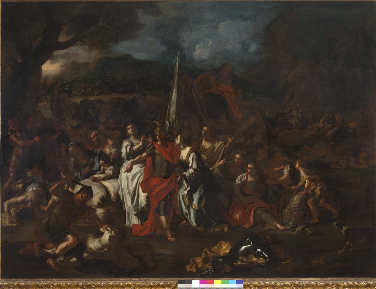 阿马利基特（David）的Defeeator，1720-21 作者 弗朗切斯科·索利米娜（Francesco Solimena）