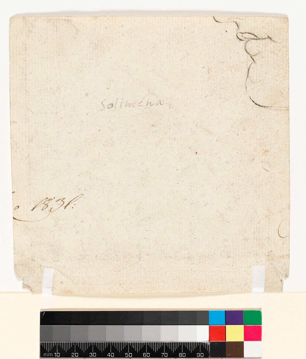 1747年之前在纸背面绘画（反之亦然）（纸上石墨）[请参阅5938251] 作者 弗朗切斯科·索利米娜（Francesco Solimena）