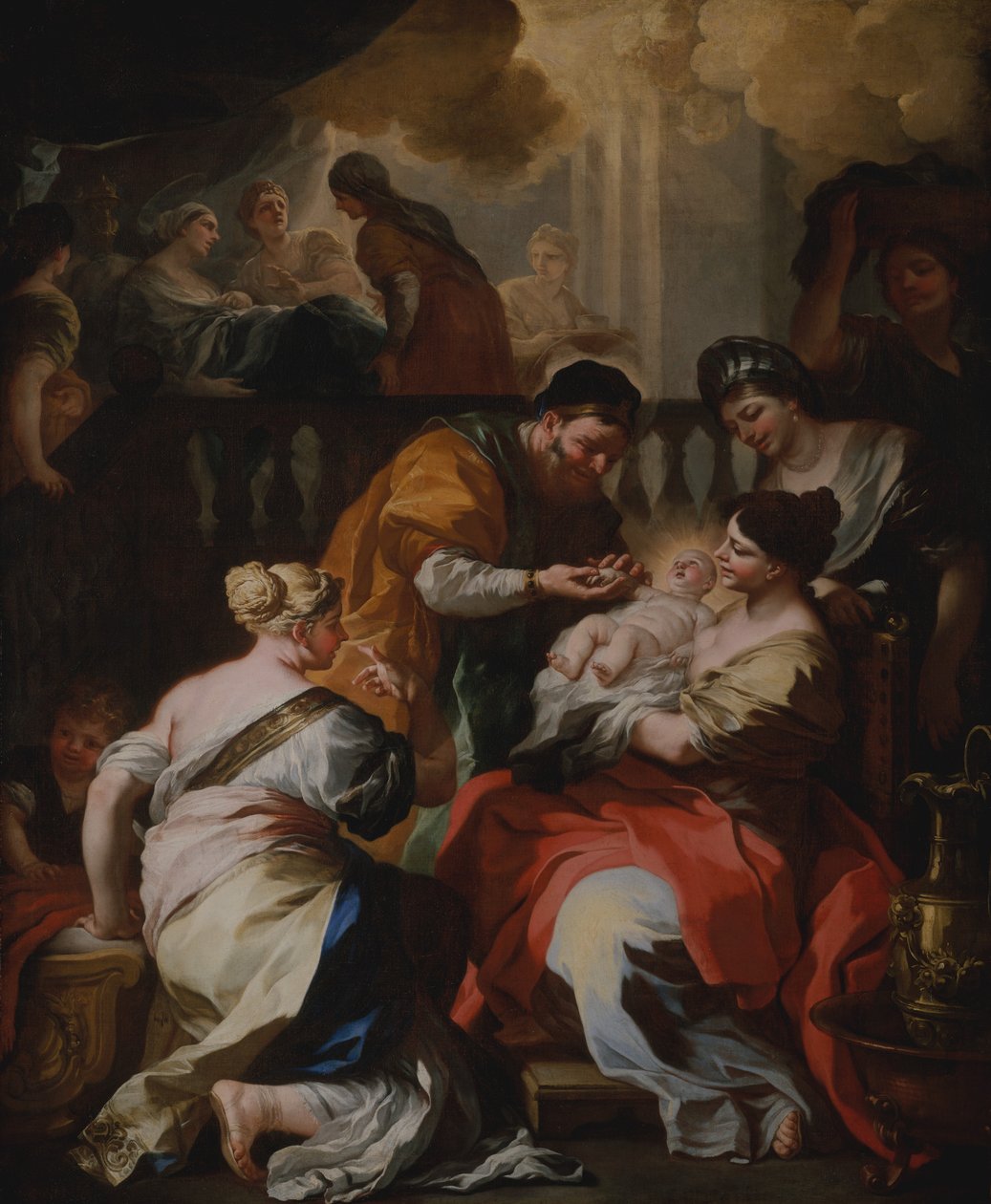 处女的诞生，ca。 1690。 作者 弗朗切斯科·索利米娜（Francesco Solimena）