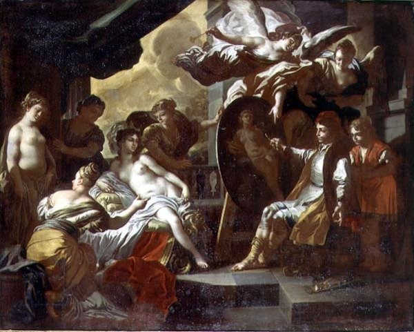 Zeuxis和克罗顿的少女们 作者 弗朗切斯科·索利米娜（Francesco Solimena）