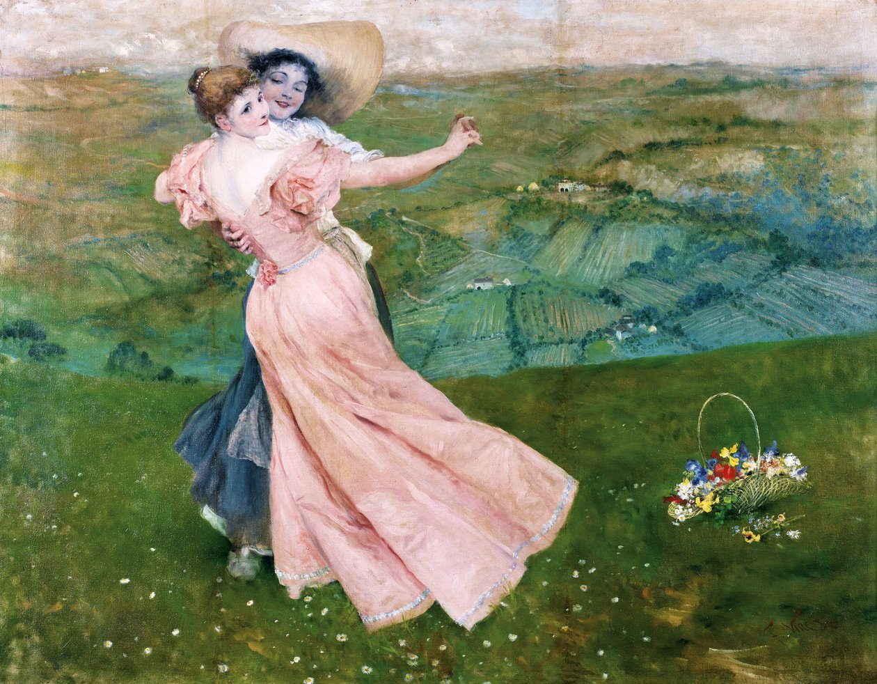 Il ballo sul prato 草坪上的舞蹈。 作者 弗朗西斯科·维内亚