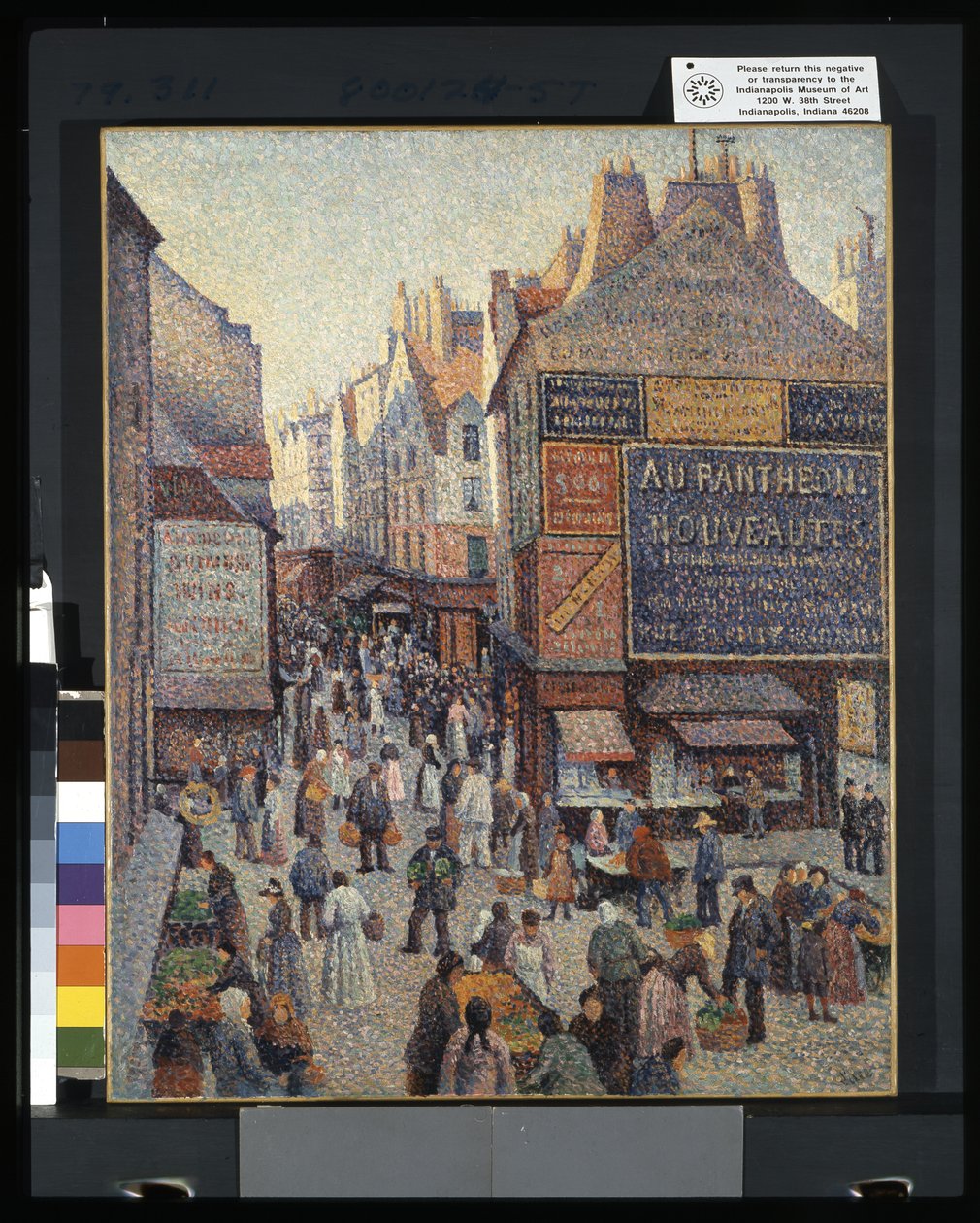 La Rue Mouffetard（布面油画） 作者 弗朗西斯科·维内亚