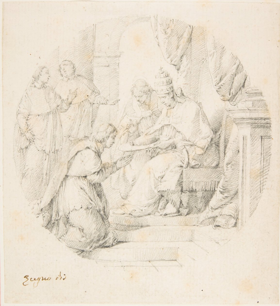 Angelo Maria Querini 被本笃十三世任命为红衣主教，1709-87。 作者 弗朗切斯科·祖格诺（Francesco Zugno）