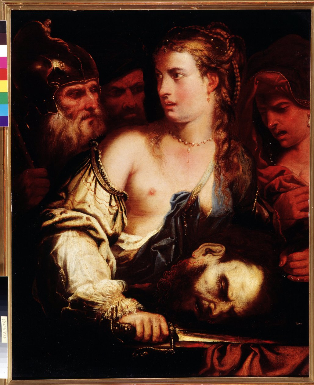 朱迪思抱着霍洛弗恩的头 作者 弗朗切斯科·德（Francesco de（c.1600 54））