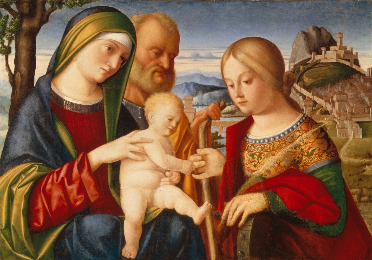 圣凯瑟琳的神秘婚姻 作者 Francesco di Bernardo de Vecchi Santacroce