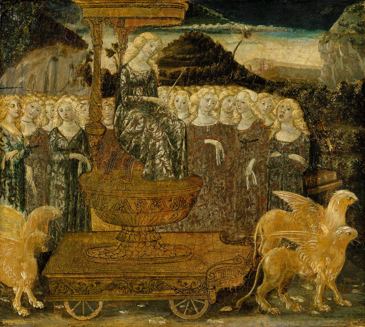 Chaste Love女神，1468-75。 作者 弗朗西斯科·迪·乔治·马蒂尼