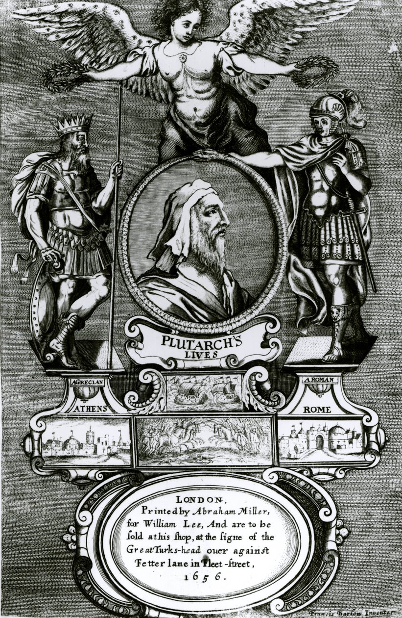 普鲁塔克的“Plutarch&39;s Lives”的主题（c.46-c.119），酒吧。在1656年 作者 弗朗西斯·巴洛