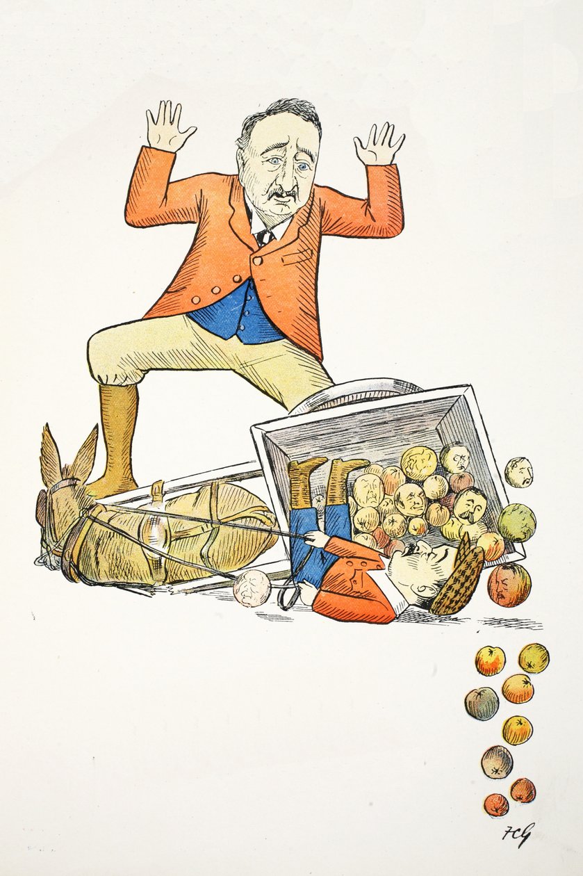 钻石矿R，来自Struwwelpeter字母表的插图，Harold Begbie的诗歌（1871-1929） 作者 弗朗西斯·卡鲁瑟斯·古尔德