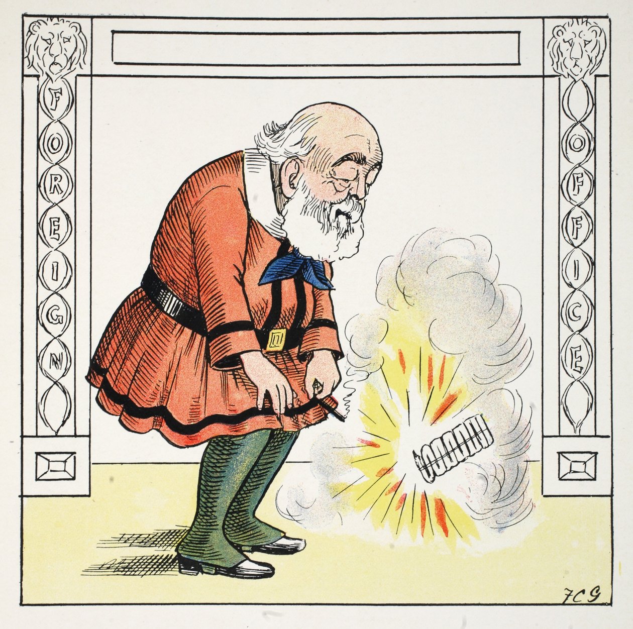 Mark S，来自Struwwelpeter Alphabet的插图，Harold Begbie的诗歌（1871-1929） 作者 弗朗西斯·卡鲁瑟斯·古尔德
