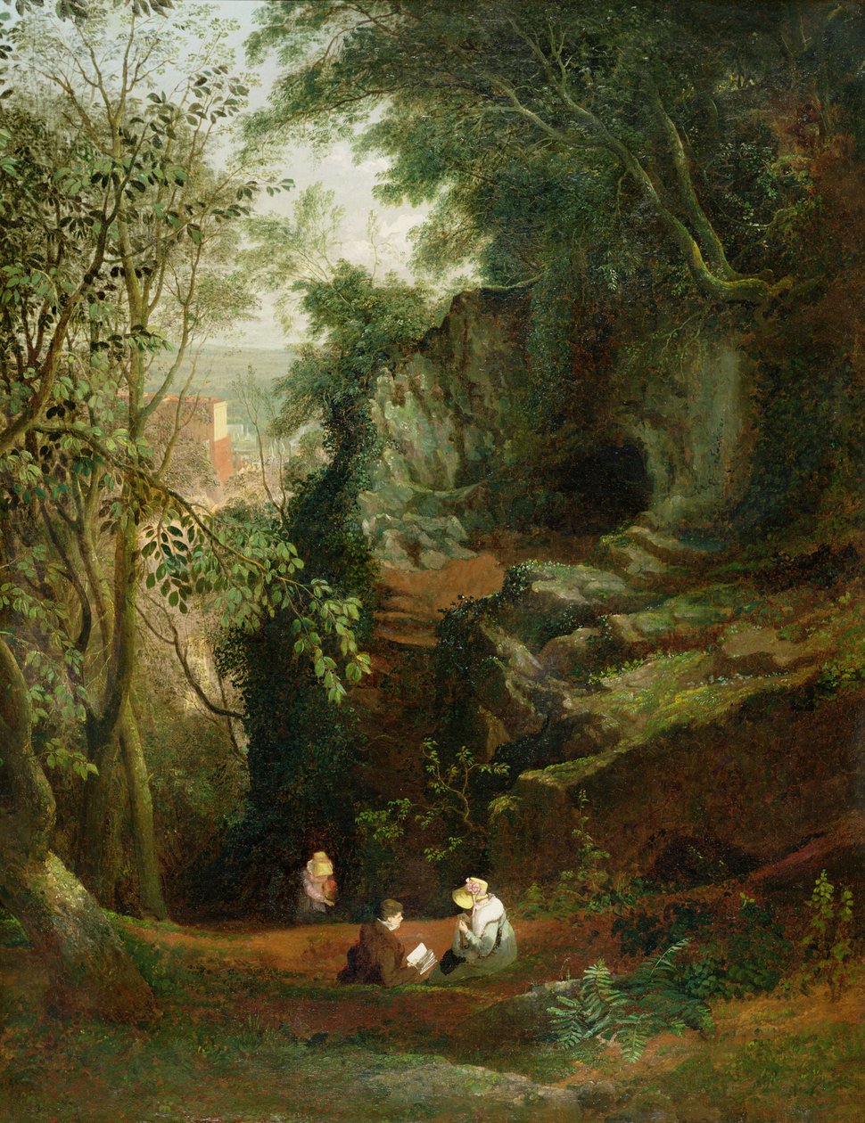 在克利夫顿附近的风景，c.1822-23 作者 弗朗西斯·丹比