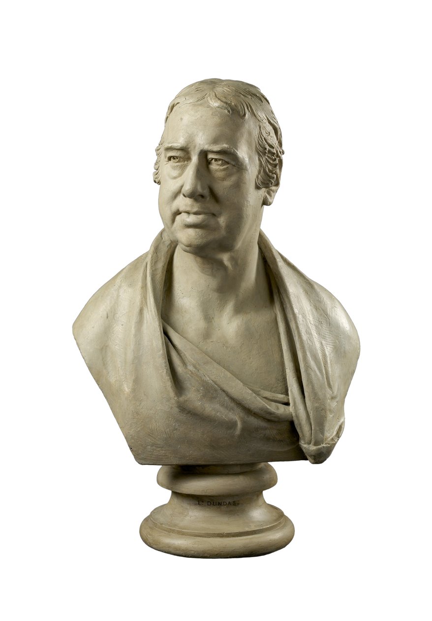 托马斯·登达斯的半身像，阿斯克的第一男爵登打士（1741-1820），1819年至1820年（石膏） 作者 弗朗西斯·莱加特·尚特雷
