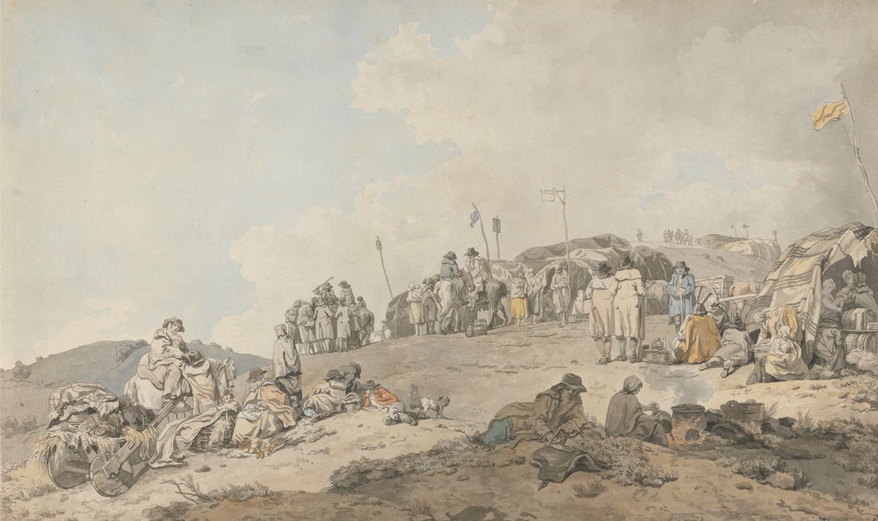 唐尼布鲁克博览会，1782年 作者 弗朗西斯·惠特利