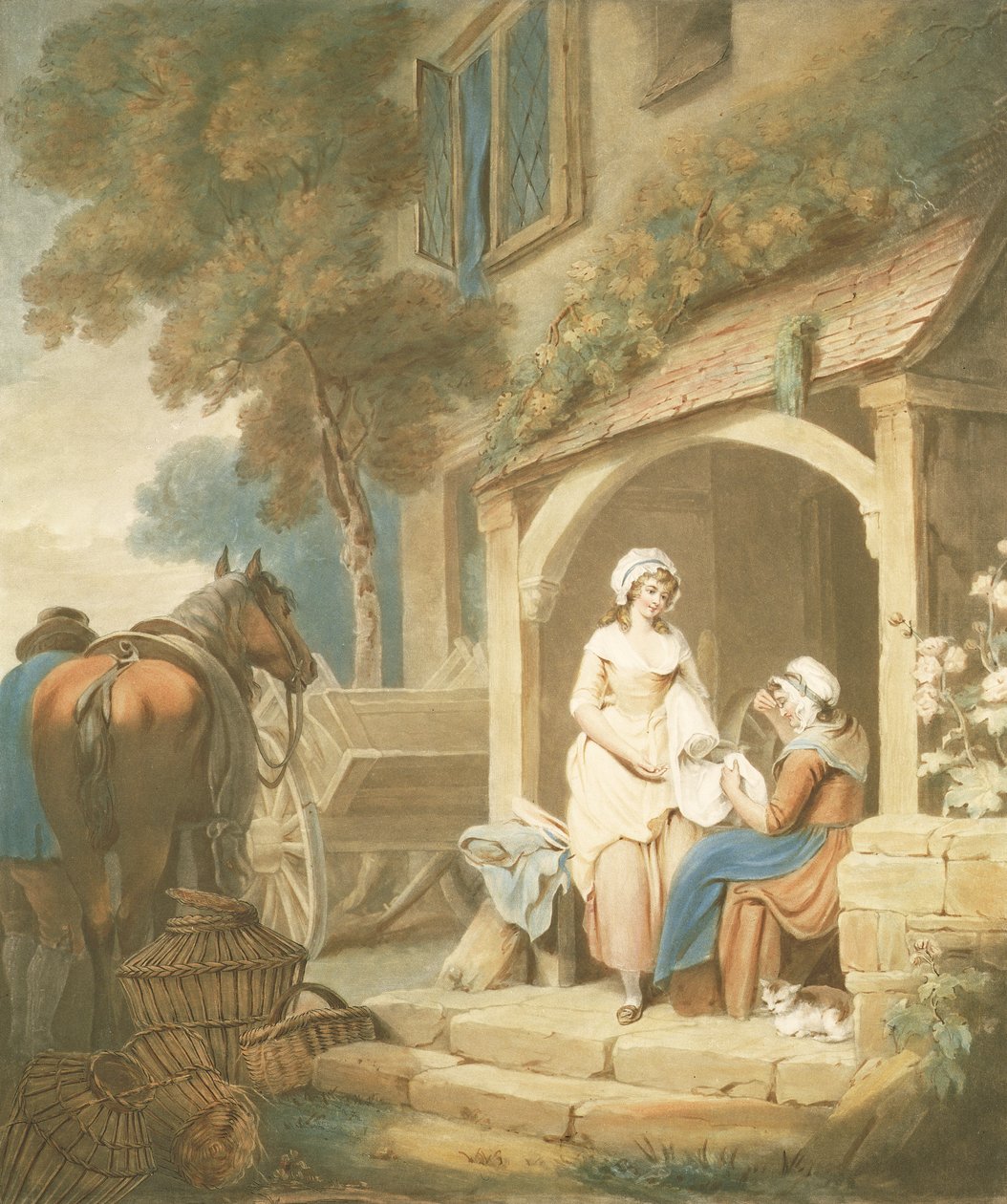 返回市场，由W. Annis，酒吧雕刻。作者：Morgan und Pearce，1803（mezzotint engraving） 作者 弗朗西斯·惠特利