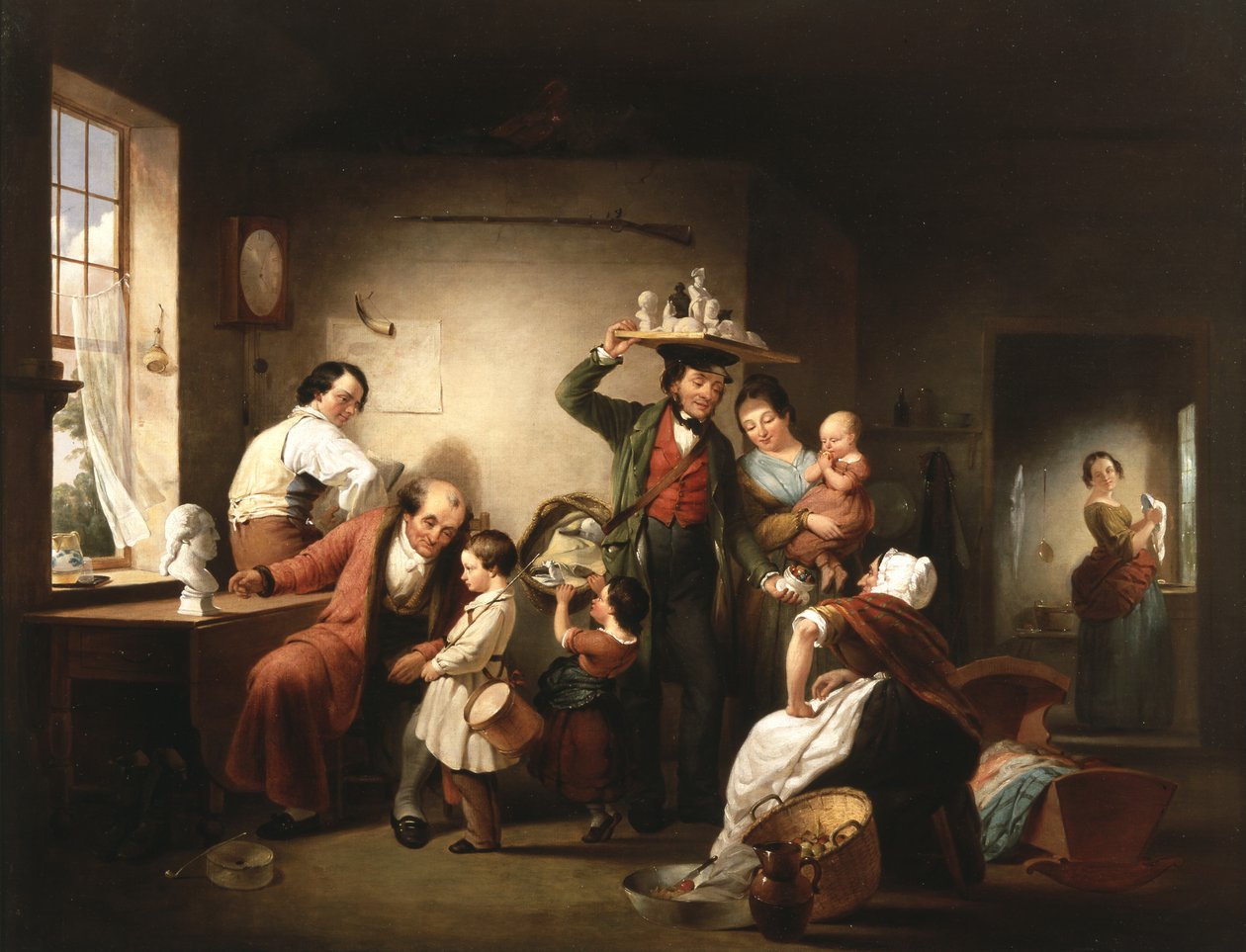 图像Pedlar，c.1844 作者 弗朗西斯·威廉·埃德蒙兹