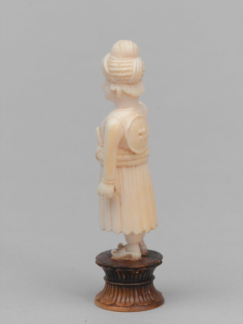 黑色棋子，棋子，印度，约1820年 作者 弗朗西斯·贝德福德