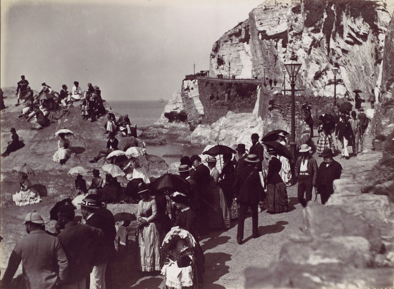 Ilfracombe, Capstone Parade, 1870年代。 作者 弗朗西斯·贝德福德