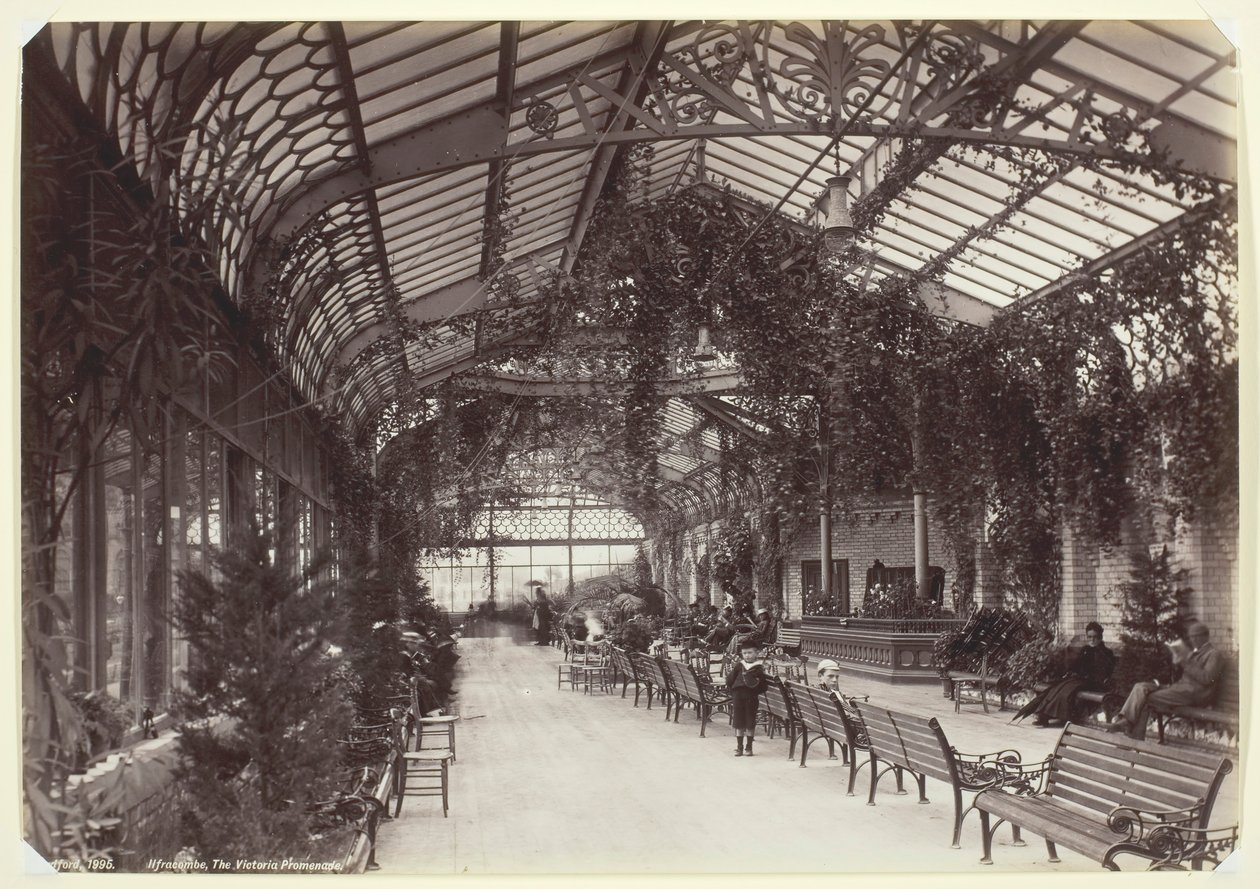 Ilfracombe，维多利亚长廊，186094。 作者 弗朗西斯·贝德福德