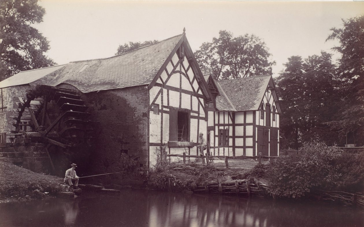 Wrexham, Rossett Mill, 1870年代。 作者 弗朗西斯·贝德福德