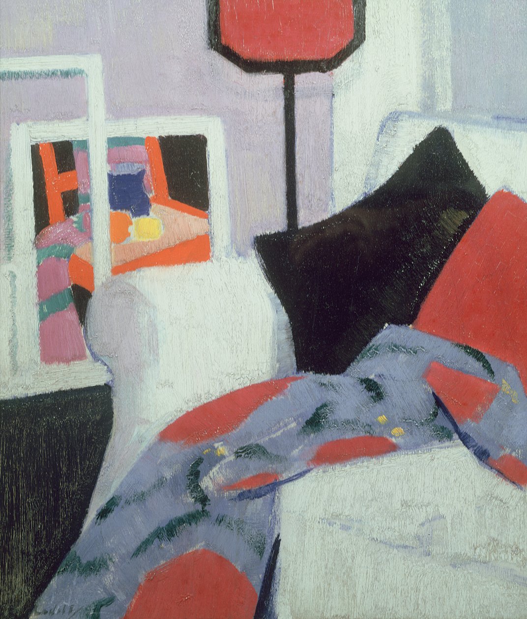 The White Sofa，7 Ainslie Place，c.1915 作者 弗朗西斯·坎贝尔·布瓦洛·卡德尔