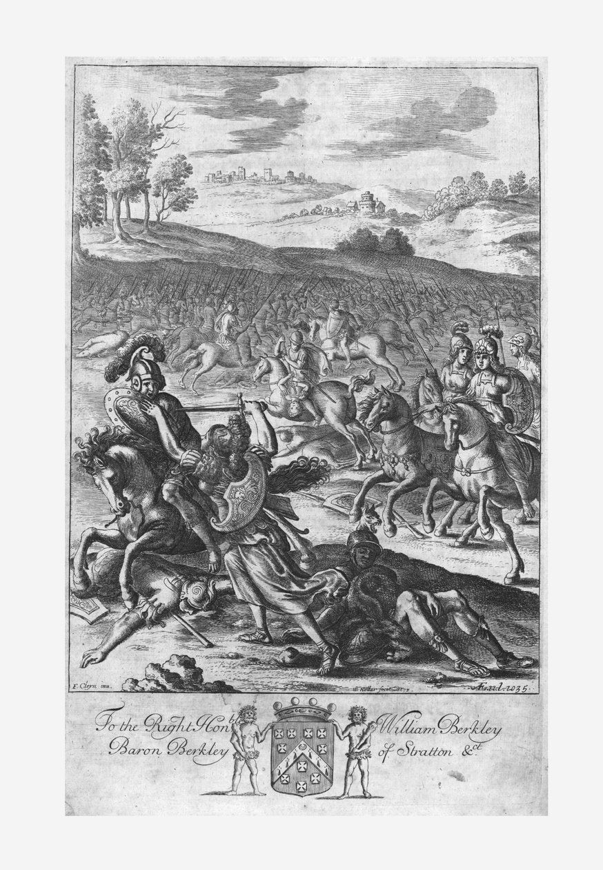 卡米拉（Camilla）杀死阿努斯（Aunus），1653年。 作者 弗朗西斯·克莱恩