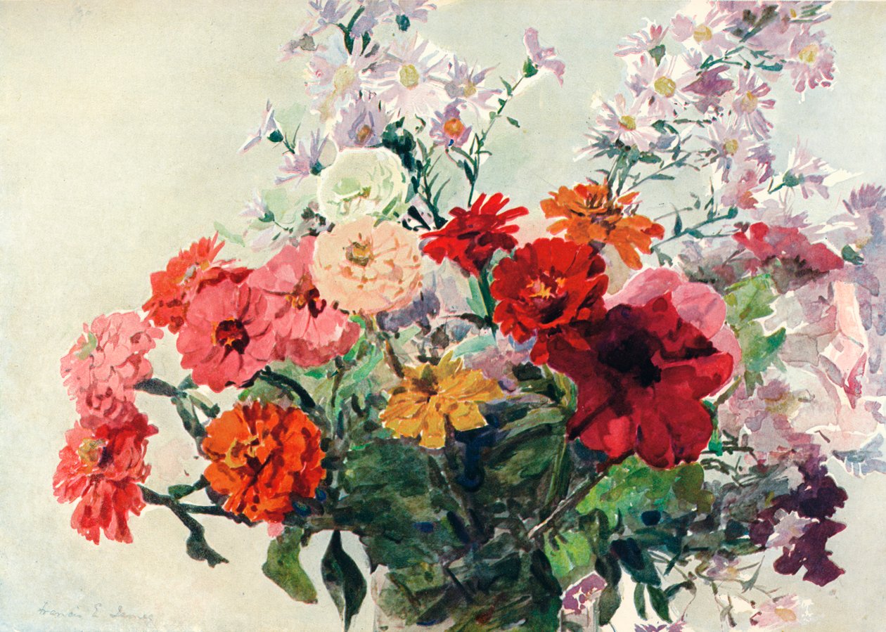 秋天的一群人，约1869-1906年，1906年 作者 弗朗西斯·爱德华·詹姆斯