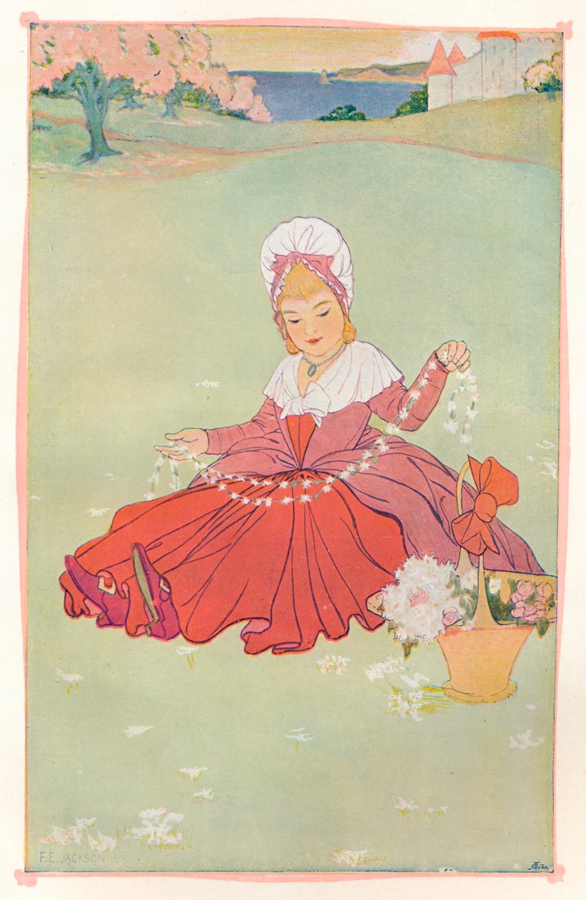 菊花链》，约1898年 作者 弗朗西斯·欧内斯特·杰克逊