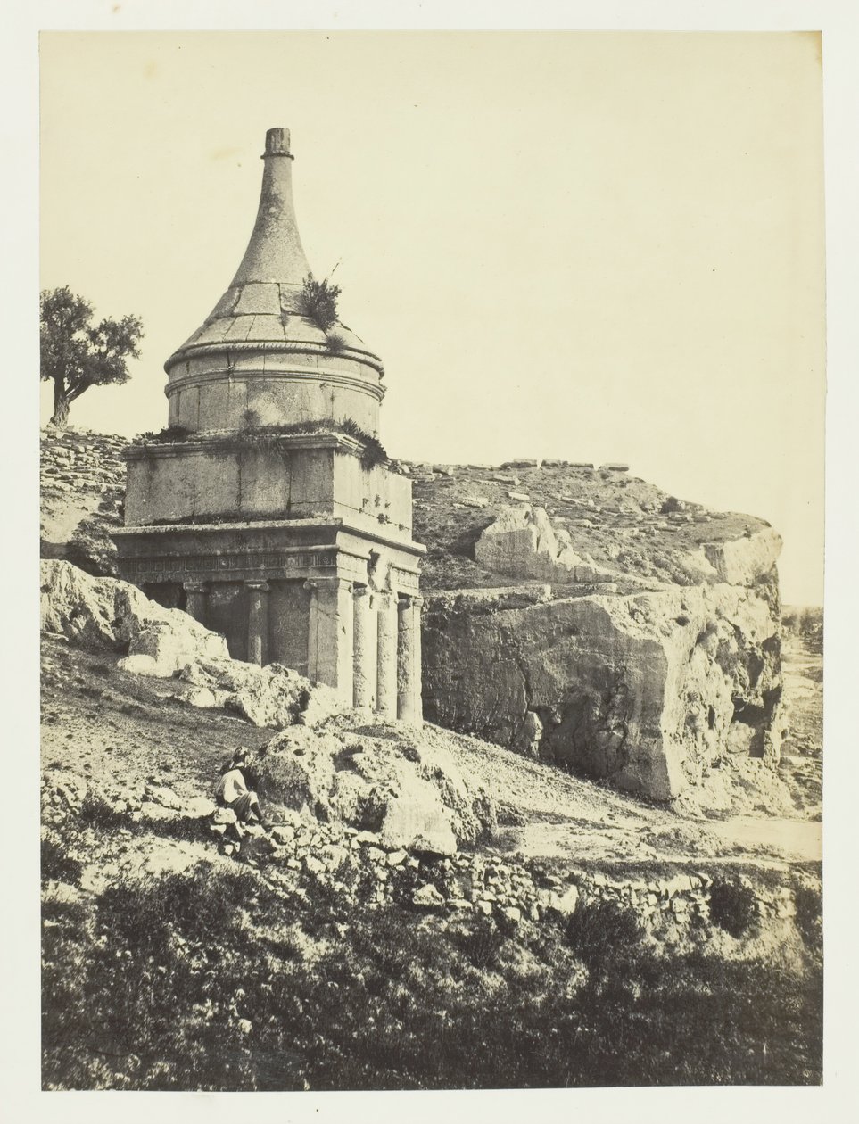 亚伯伦之墓，耶路撒冷，1857年。 作者 弗朗西斯·弗里斯