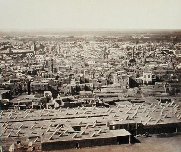 开罗，来自Citadel，c.1856-58（蛋白印刷品）（另见170812） 作者 弗朗西斯·弗里斯