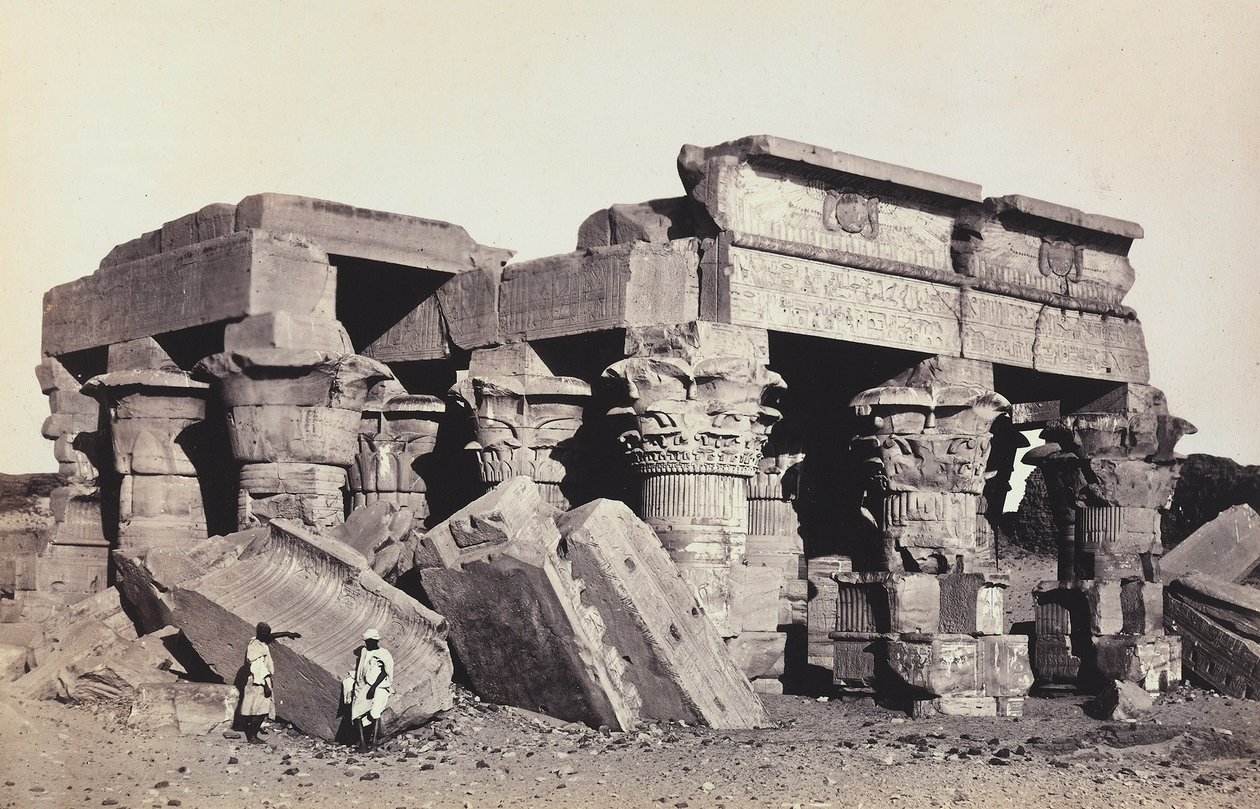 "埃及和巴勒斯坦"：上埃及Kom Ombo的Sobek和Haroeri神庙遗迹 作者 弗朗西斯·弗里斯