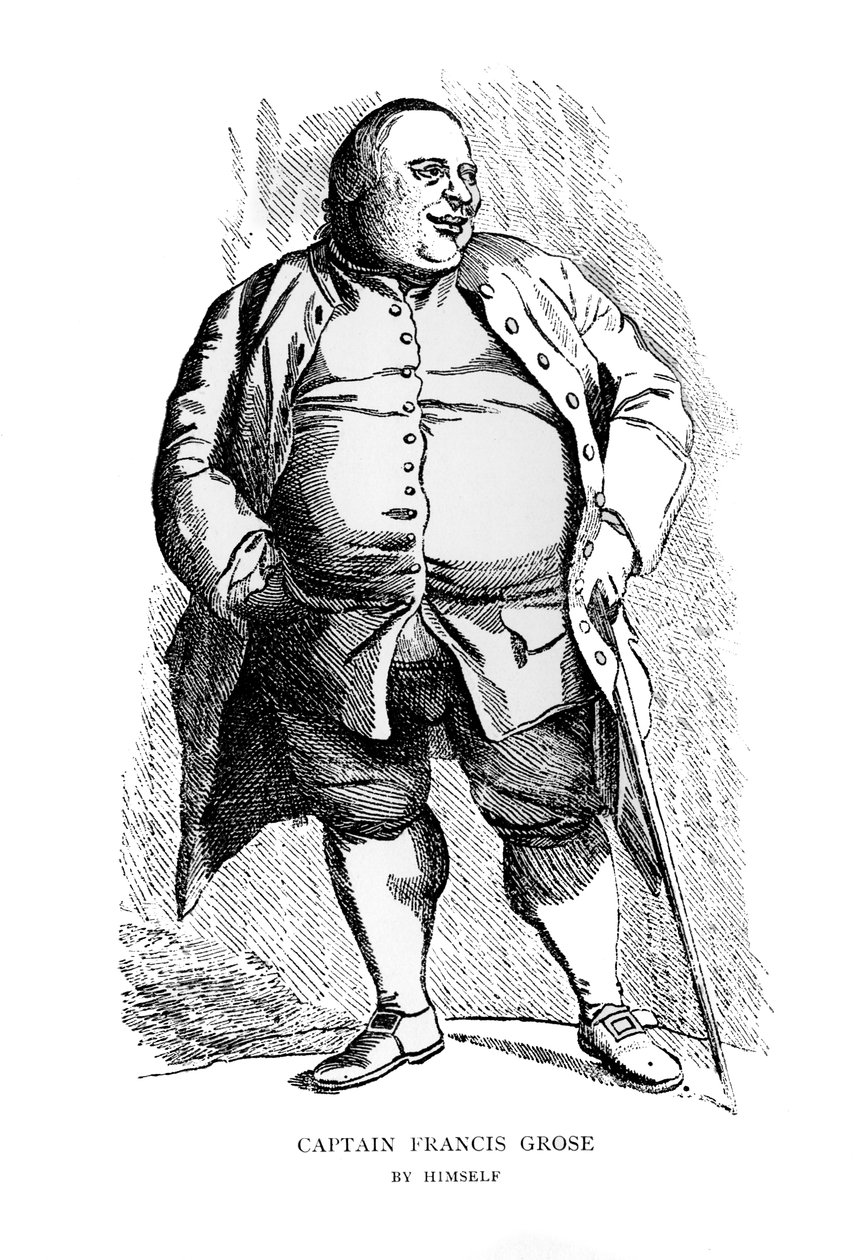 弗朗西斯·格罗斯（Francis Grose）上尉，十八世纪。 作者 弗朗西斯·格罗斯