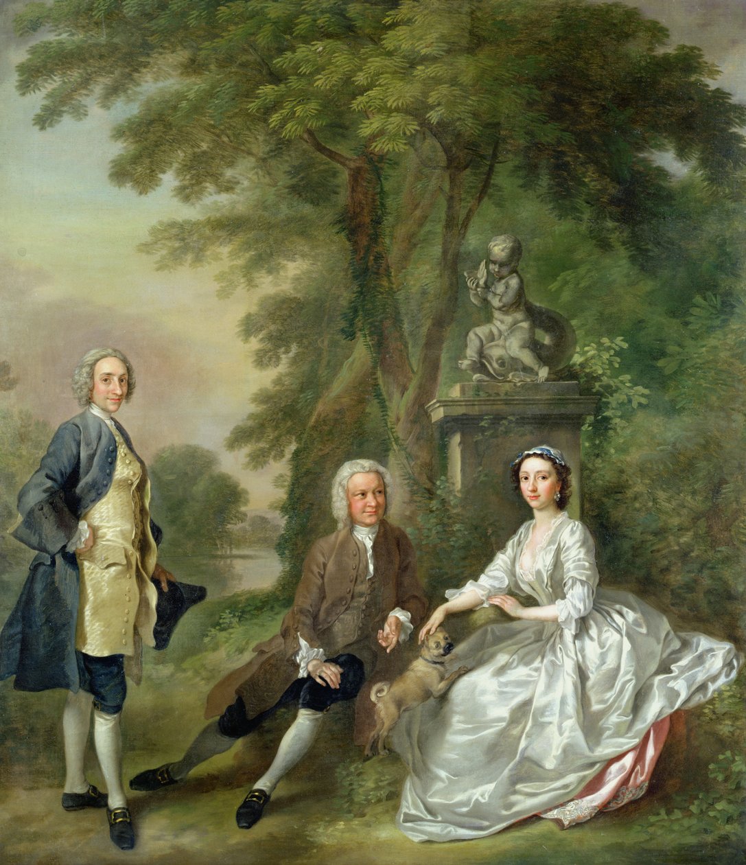 乔纳森泰尔斯（1767年）和他的女儿，伊丽莎白，和她的丈夫，约翰伍德，1750-52 作者 弗朗西斯·海曼