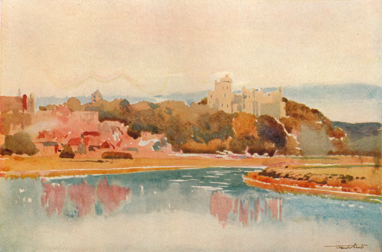 阿伦德尔城堡（Arundel Castle），c1877-1924，1924年 作者 弗朗西斯·乔布·肖特