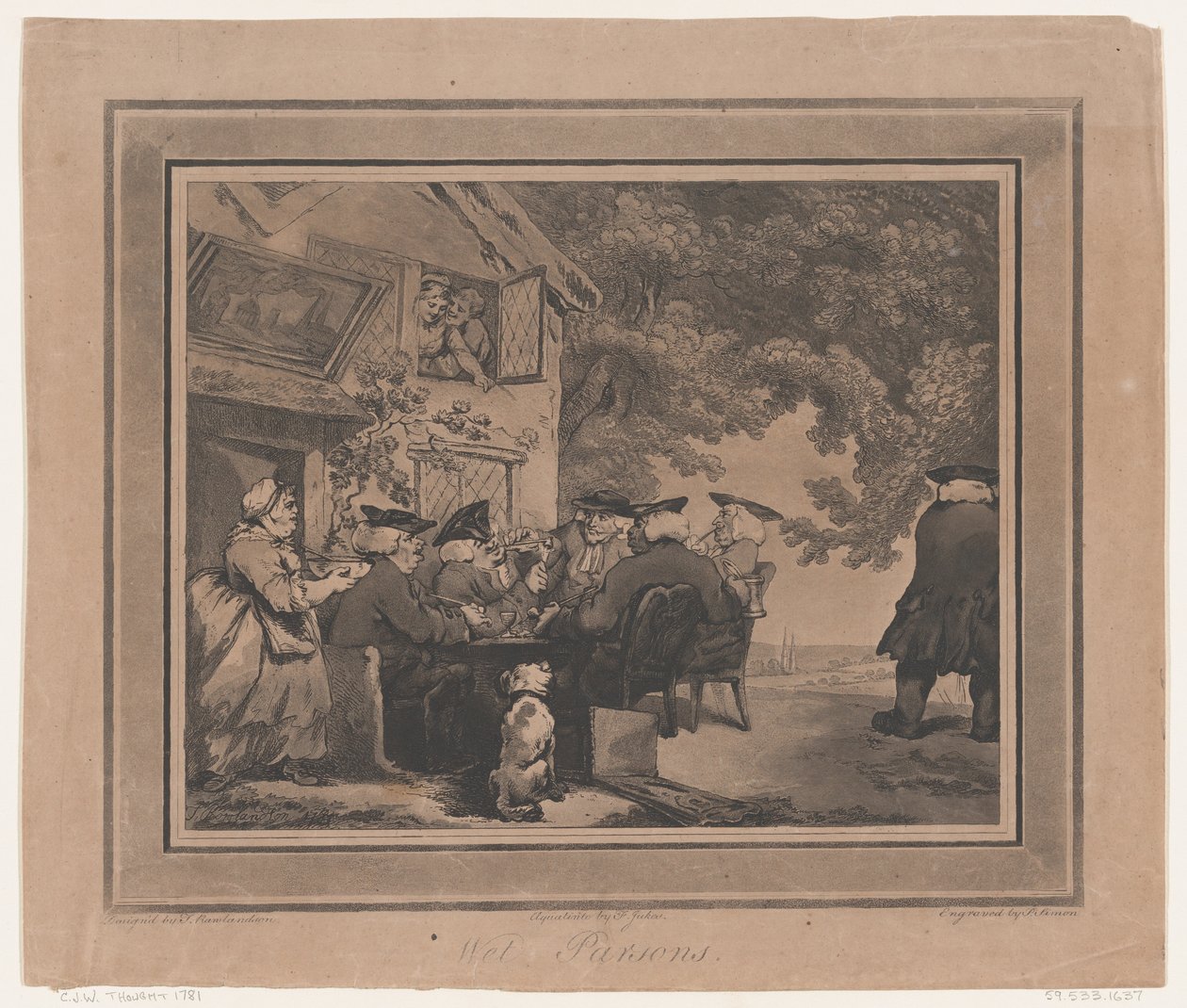 湿帕森斯，1785., 1785 作者 弗朗西斯·朱克斯