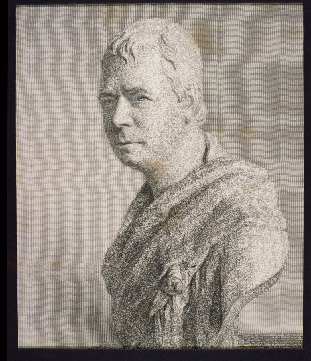 沃尔特·斯科特爵士（1771-1832）来自&39;版画廊&39;，1833年出版（版画） 作者 弗朗西斯·莱加特·尚特雷