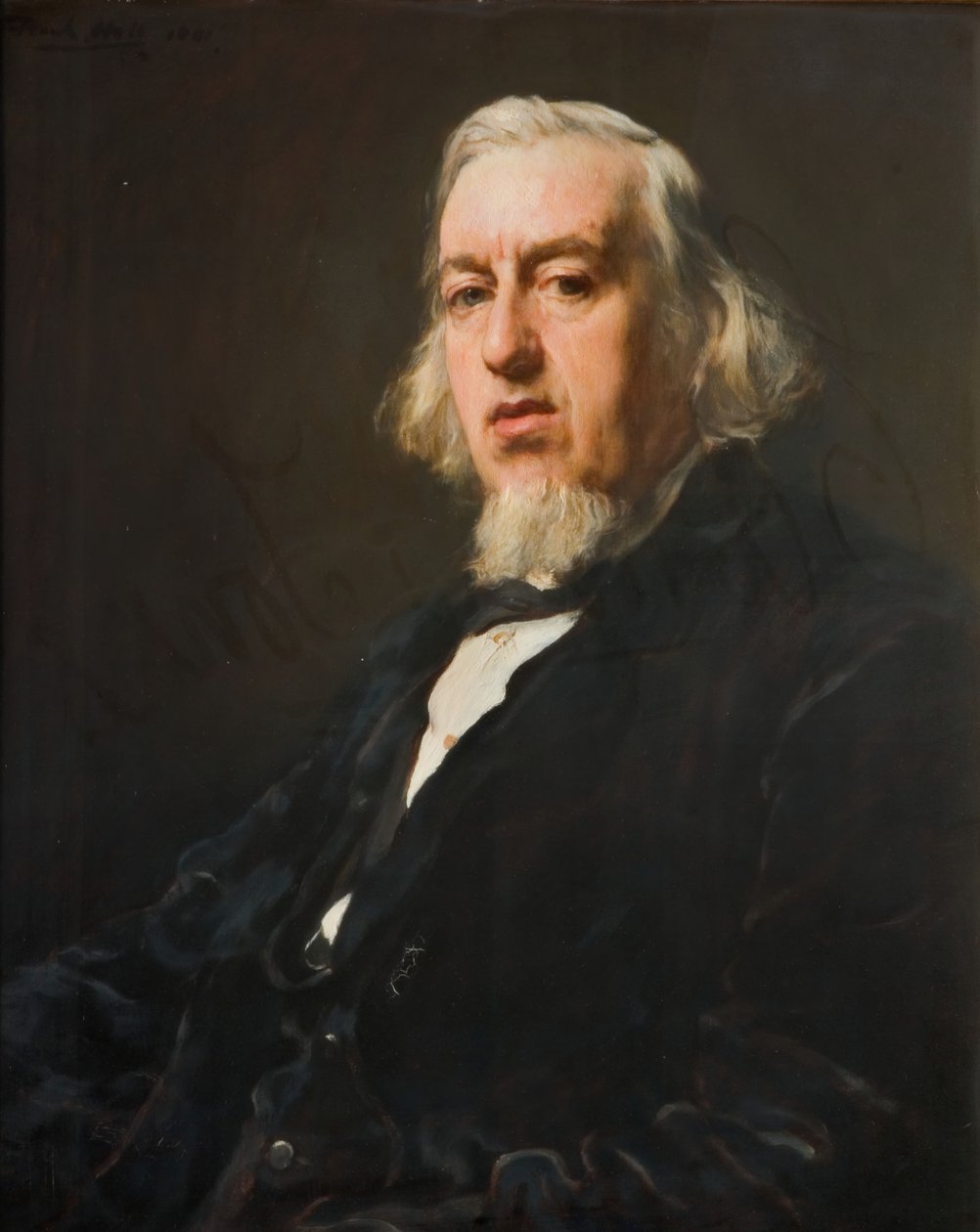 埃德蒙-唐克斯1824-1898年的肖像，1881年。 作者 弗朗西斯·蒙塔古·霍尔