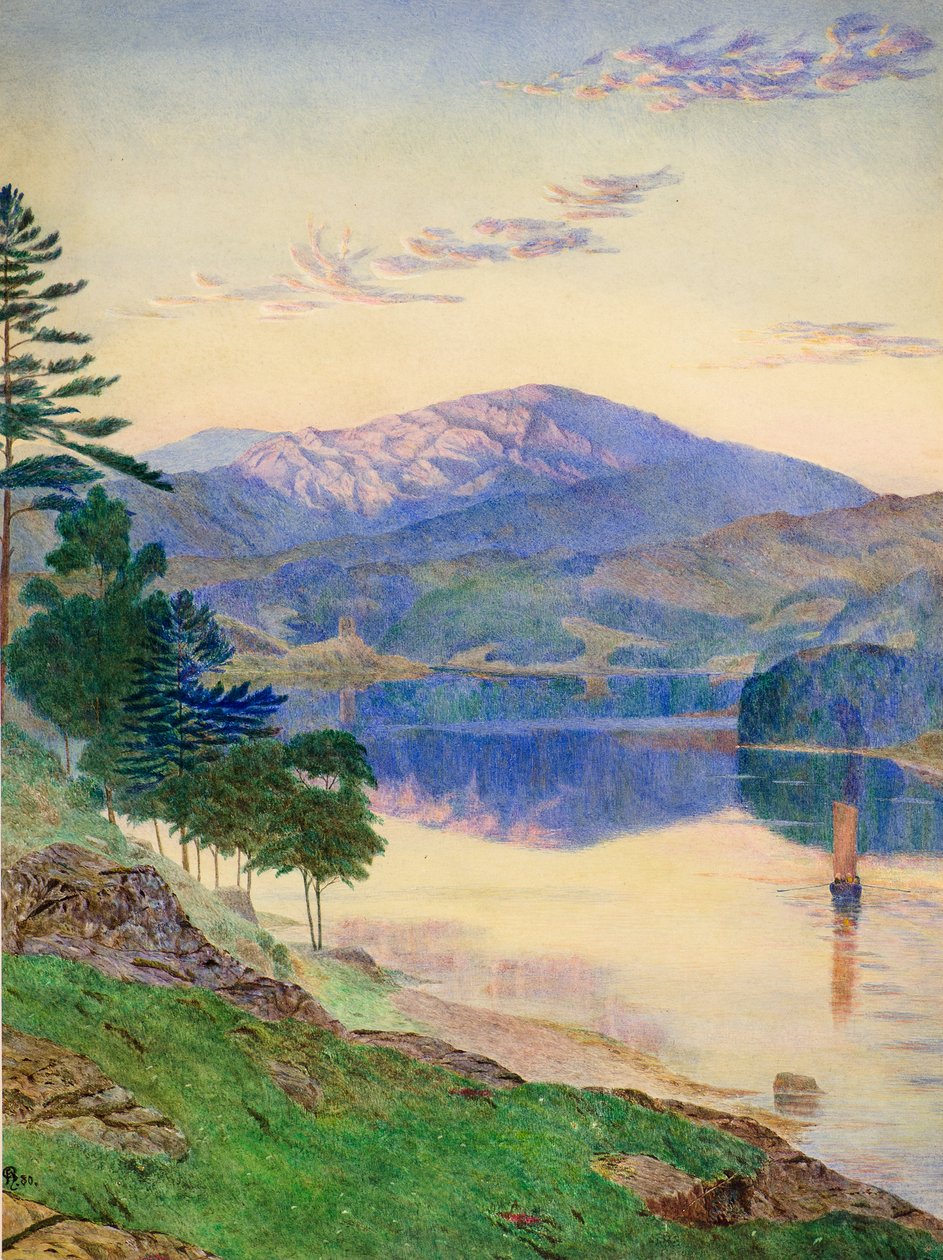 湖景 作者 弗朗西斯·鲍威尔