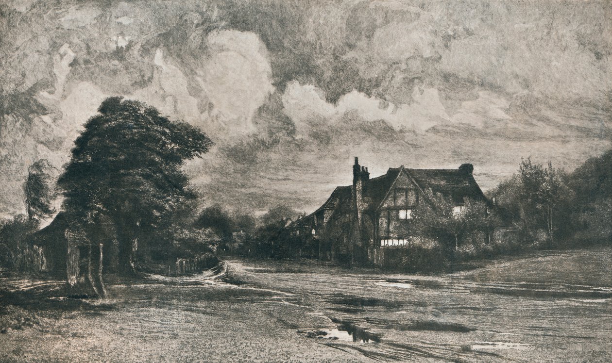 米尔顿的小屋，Chalfont St. Giles"，1912年 作者 弗朗西斯·沃克