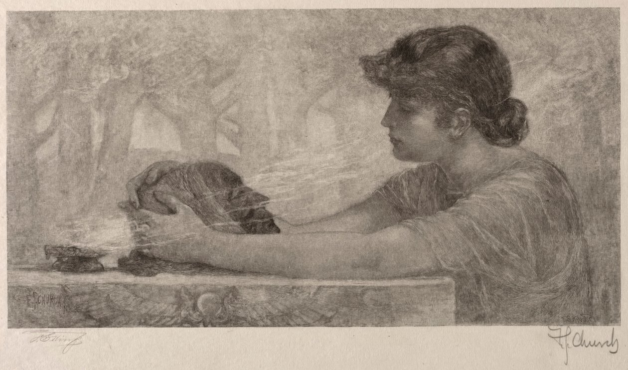 The Sibyl, 1887. 作者 弗朗西斯·斯科特·金