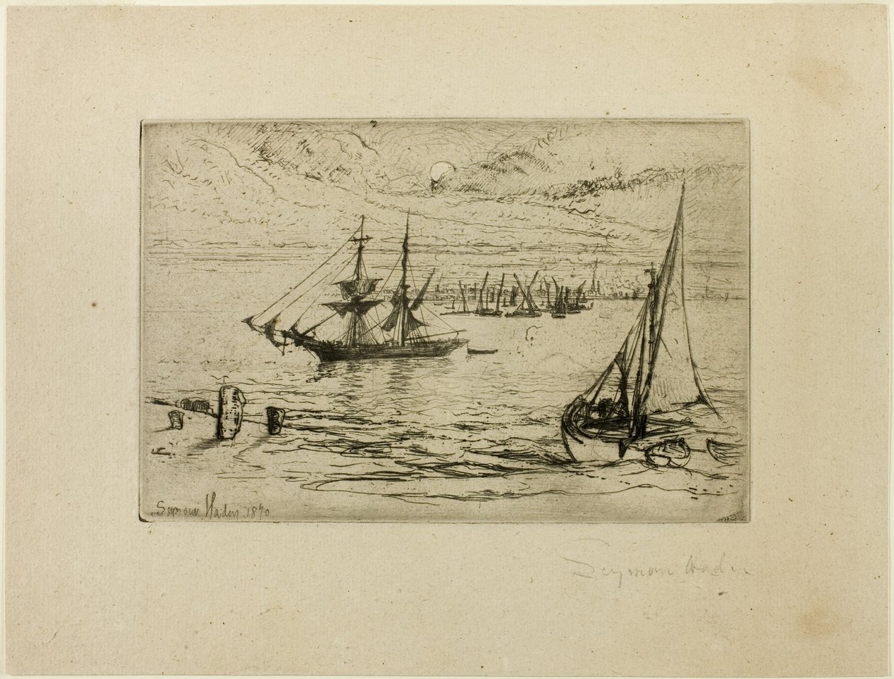 起锚的旅舰 作者 弗朗西斯·西摩·哈登（Francis Seymour Haden）