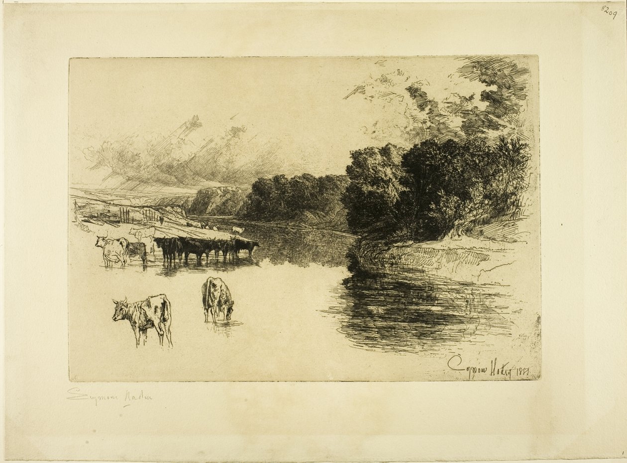 兰开夏河 作者 弗朗西斯·西摩·哈登（Francis Seymour Haden）