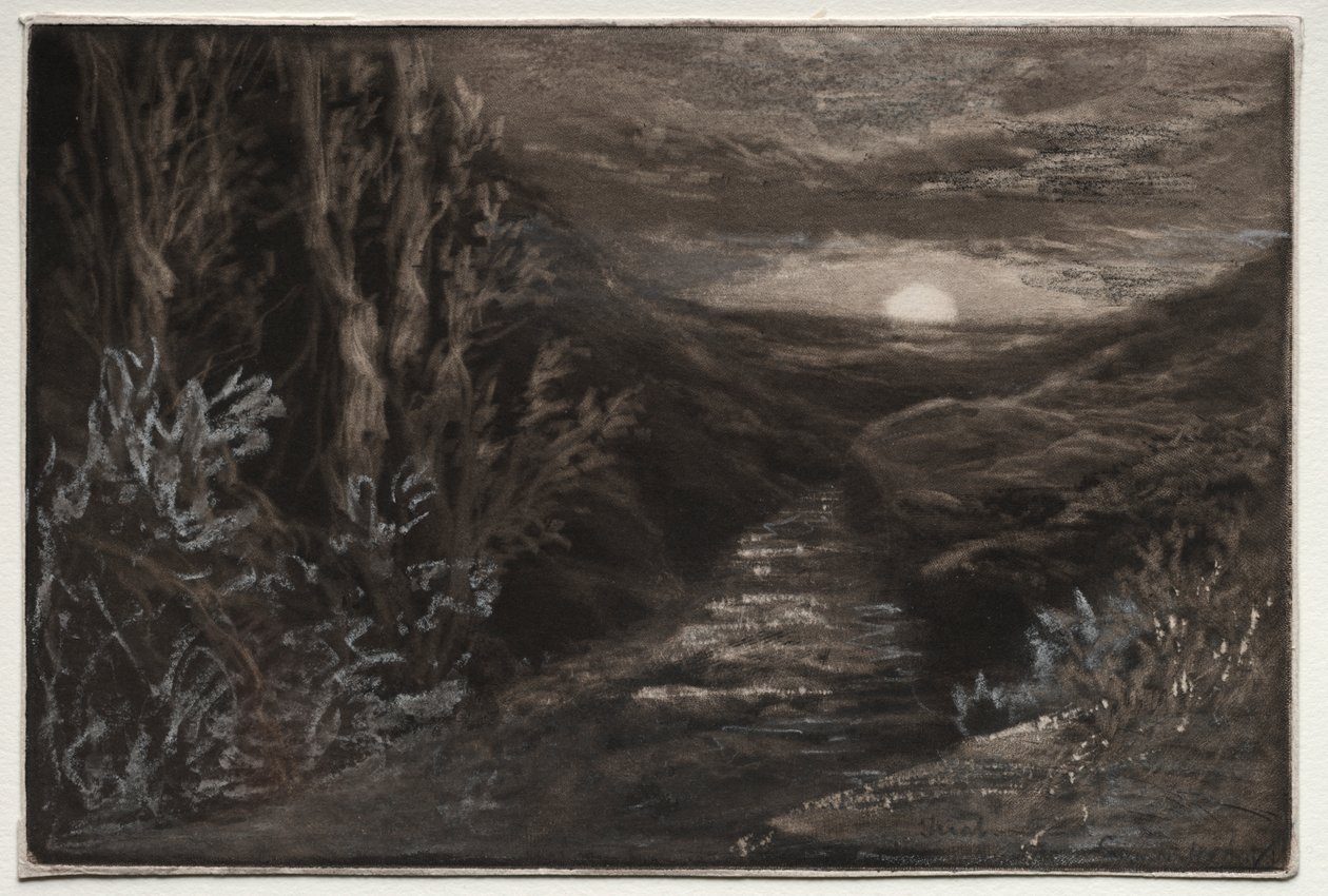 荒原溪流 作者 弗朗西斯·西摩·哈登（Francis Seymour Haden）