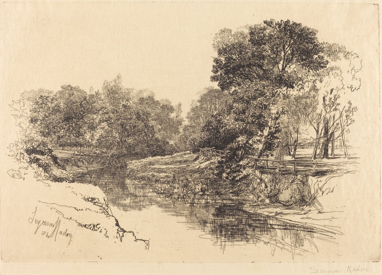 爱尔兰的一条河 作者 弗朗西斯·西摩·哈登（Francis Seymour Haden）
