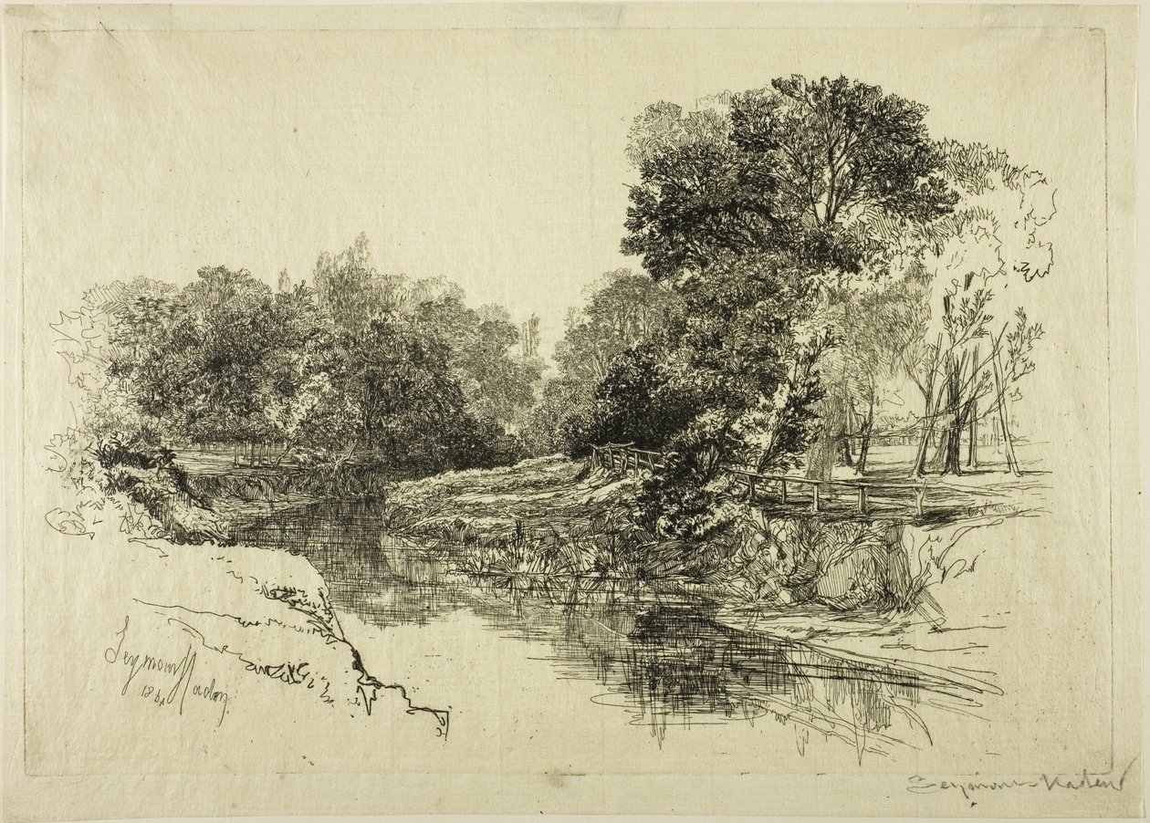 爱尔兰的一条河 作者 弗朗西斯·西摩·哈登（Francis Seymour Haden）