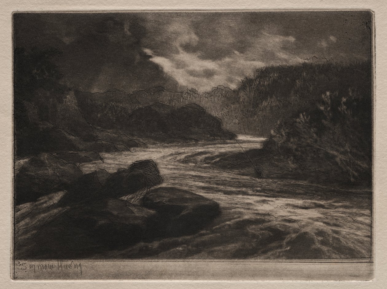 鲑鱼河 作者 弗朗西斯·西摩·哈登（Francis Seymour Haden）