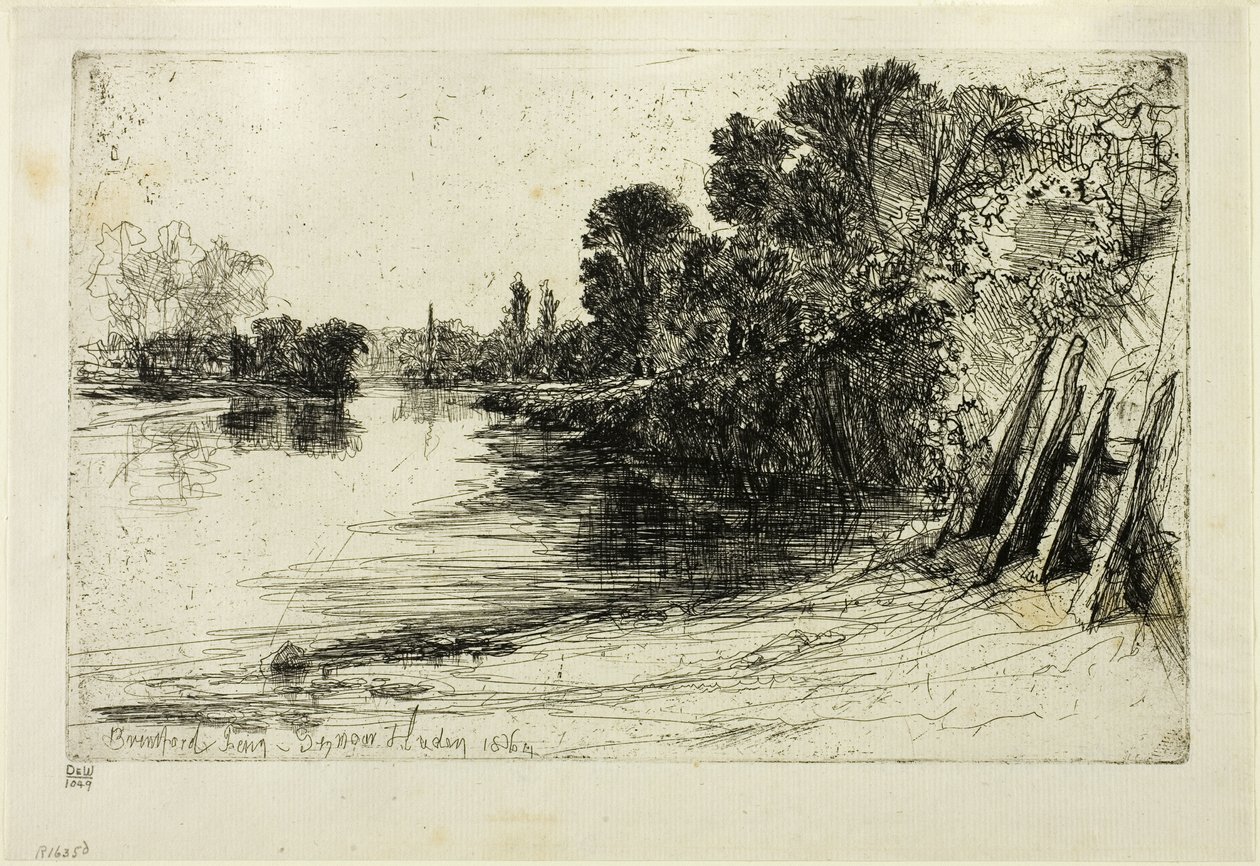 布伦特福德（Brentford）轮渡 作者 弗朗西斯·西摩·哈登（Francis Seymour Haden）