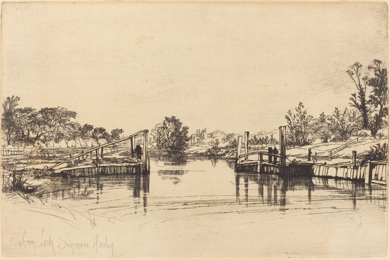 伊格汉姆锁 作者 弗朗西斯·西摩·哈登（Francis Seymour Haden）